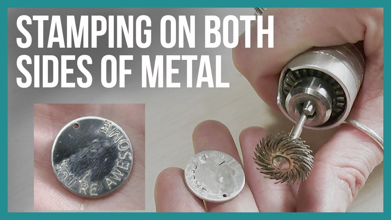Polishing Scratches After Stamping on Both Sides of Metal Blanks - Beaducation.com