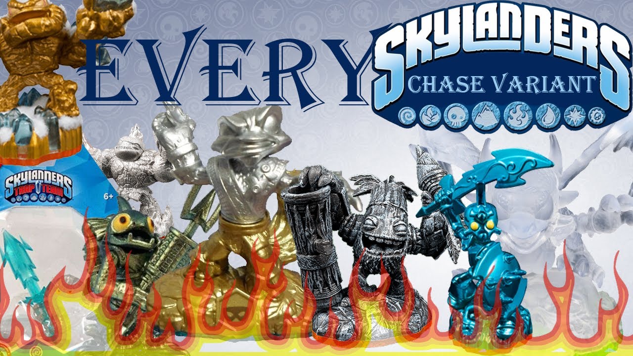 EVERY Skylanders Chase Variant Ever Made!