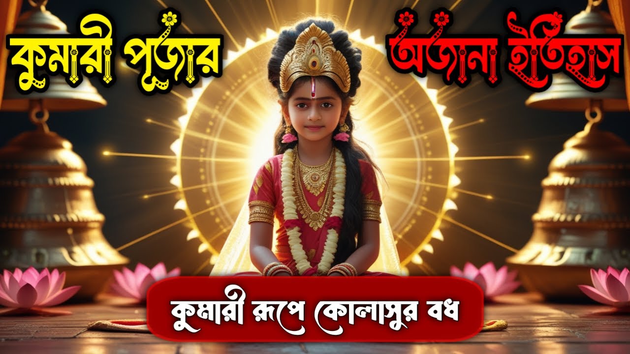 কুমারী পূজা | জীবন্ত দেবীর অজানা ইতিহাস ও কোলাসুর বধের রহস্য | Mysterious Bharat