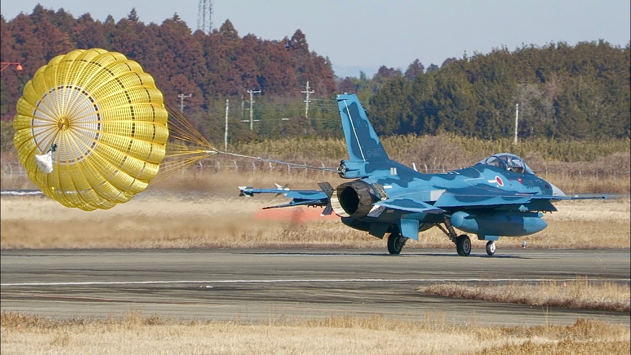 F-16 & F-2 Morning Recoveries at Hyakuri Air Base!