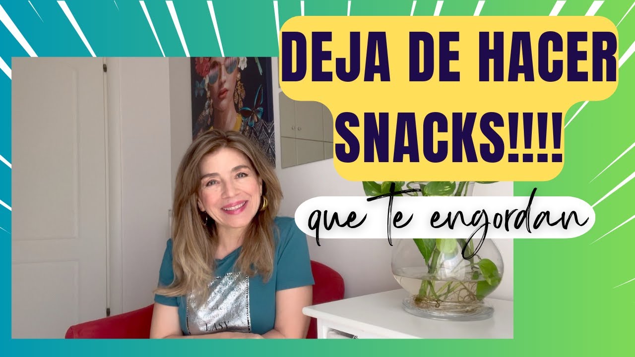 ADELGAZA haciendo tres comidas al día. Por qué los snacks y meriendas te están saboteando