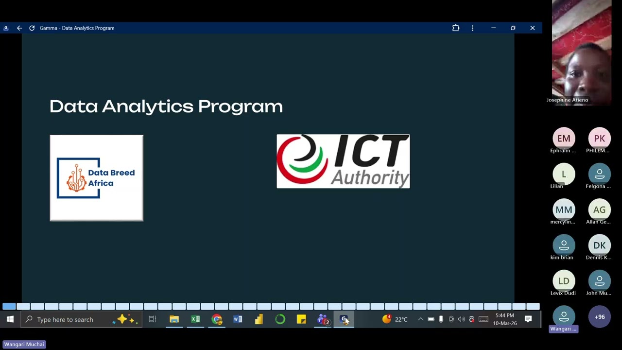 Day 1   Data Analytics Virtual Training by Data Breed Africa x ICTA