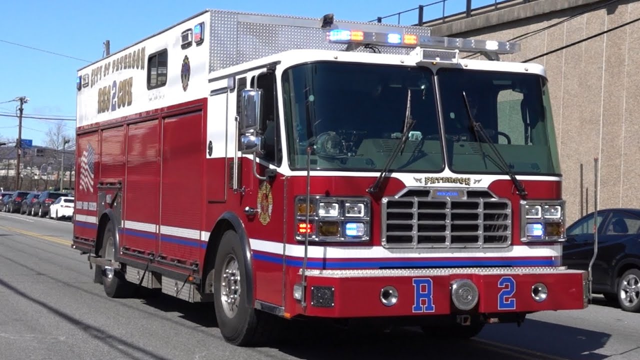 Paterson Fire Department Rescue 2 Responding 3/11/24