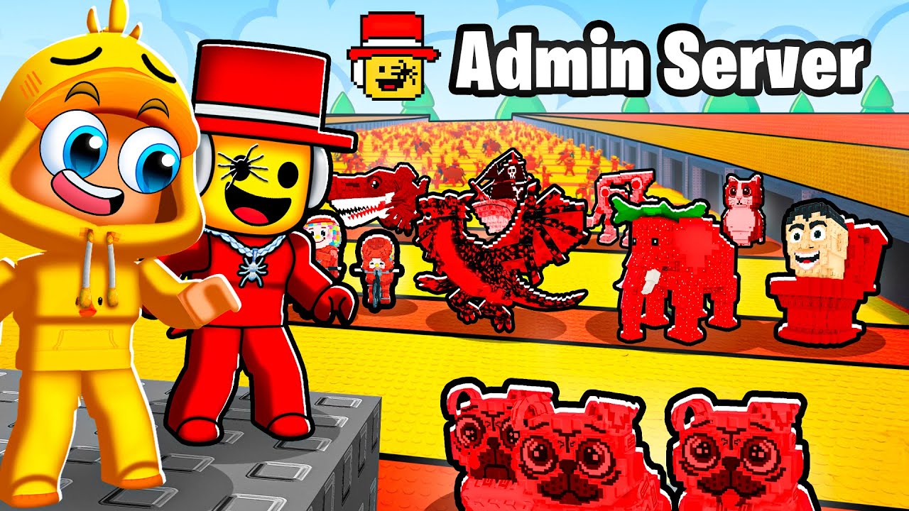 24 Uur SPELEN Op ADMIN SERVER In Steal A Brainrot! (Roblox)