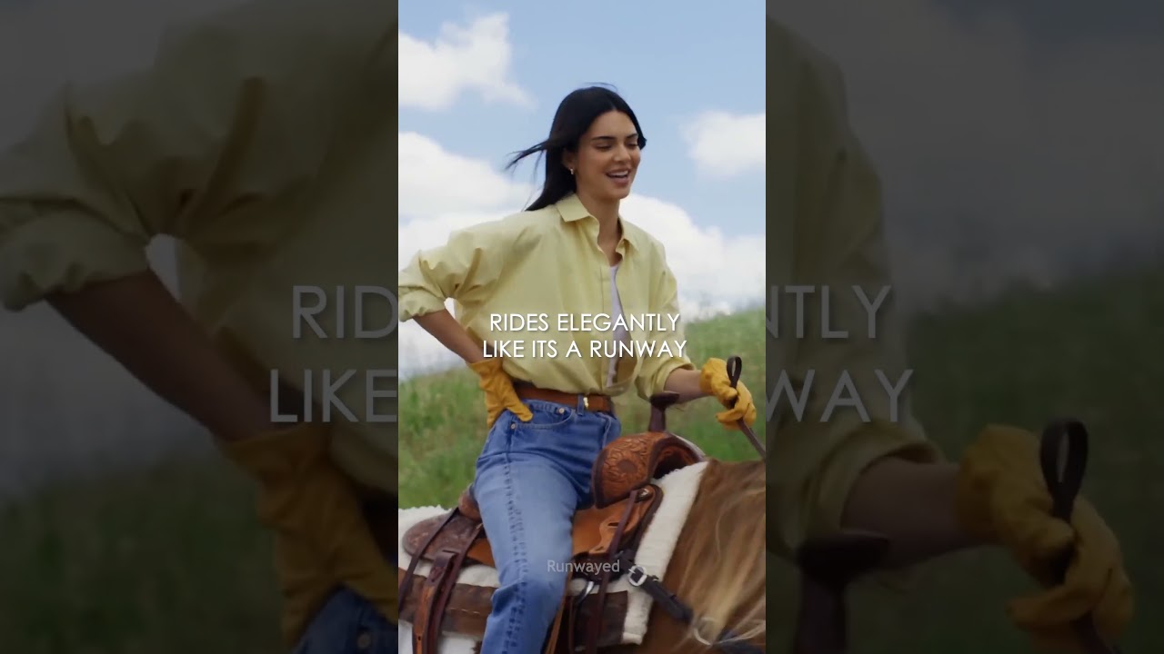 Bella Hadid in a horse riding show #model #runway #famous #bellahadid #kendalljenner #celebrity