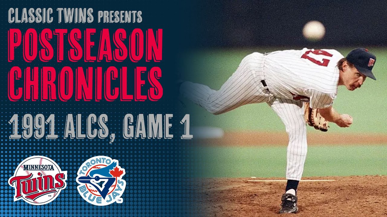 1991 ALCS, Game 1: Blue Jays @ Twins