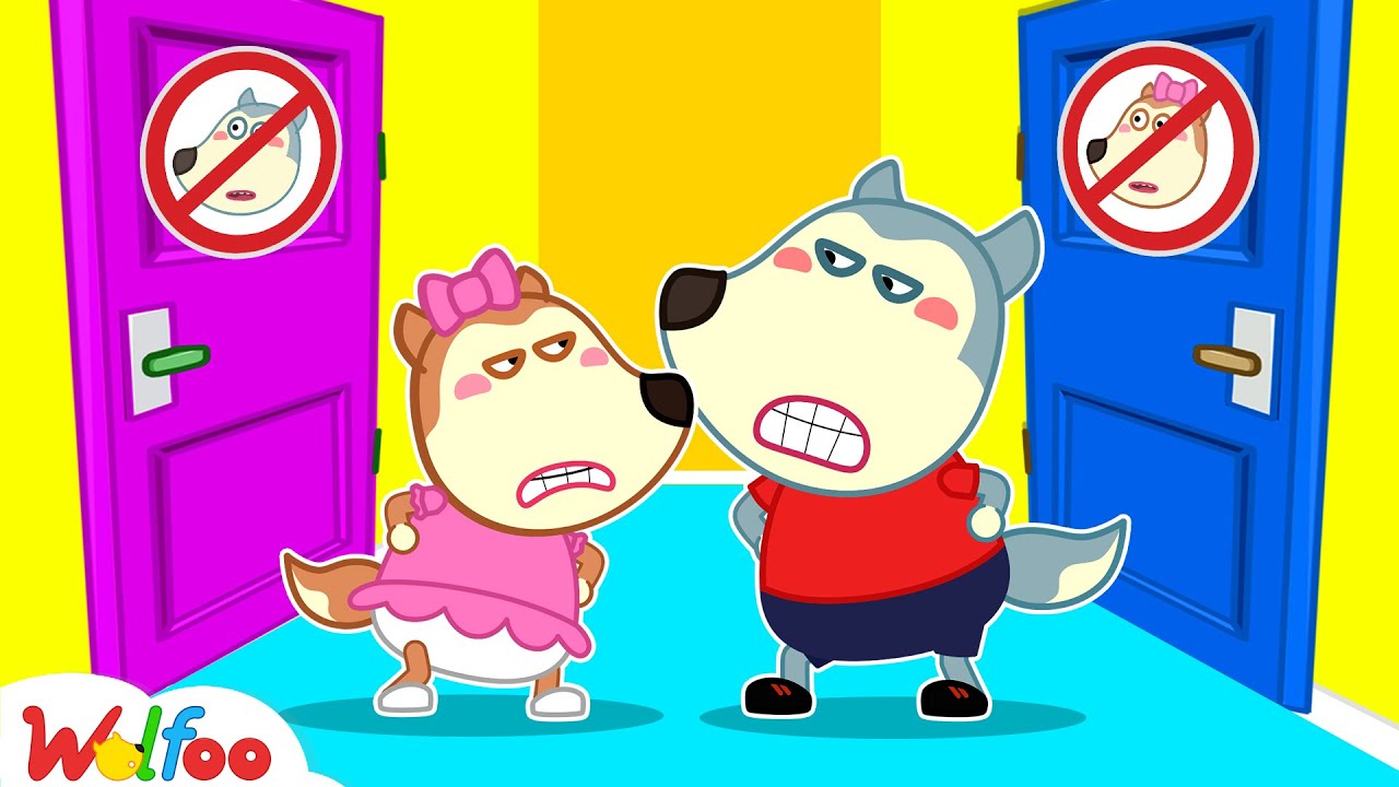 No More “Keep Out” Signs! Wolfoo, Sharing is Caring! Mystery Doors | Wolfoo Family