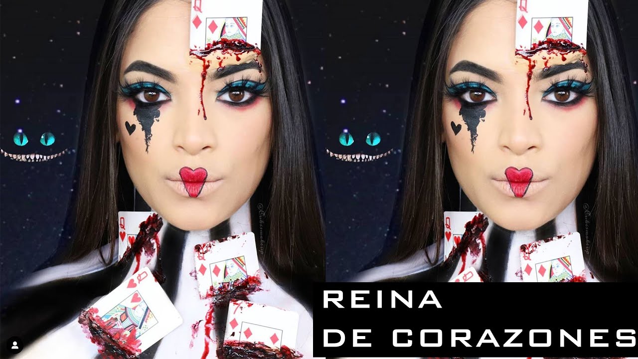 REINA DE CORAZONES HALLOWEEN 2020 I Cukismakeup
