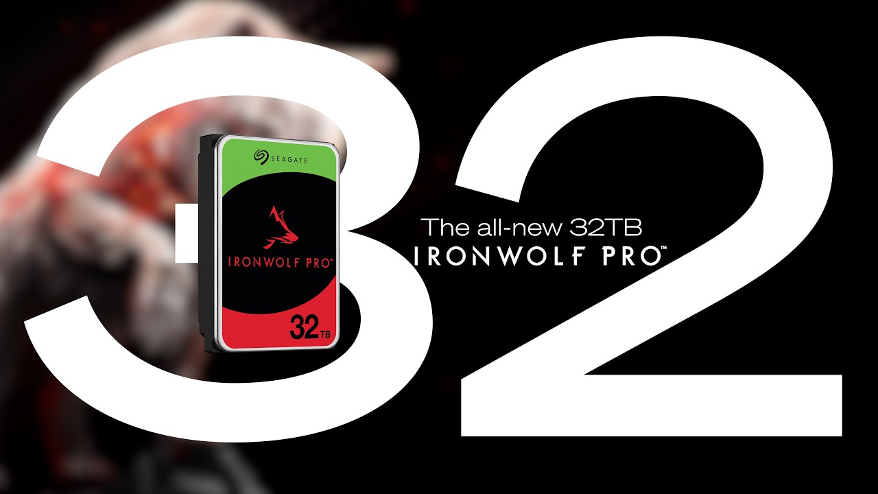 Seagate | IronWolf Pro 32TB: Scalable. Reliable. Ready.