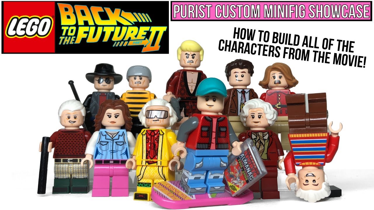 LEGO Back to the Future Part II Custom Minifigure Showcase