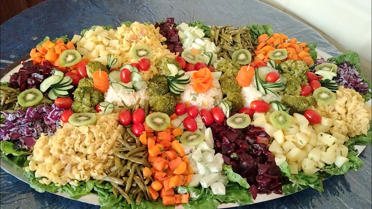 طريقة تحضير شلاضة🥗 الجردة مع التزيين راقي للضيوف والعرضات😋