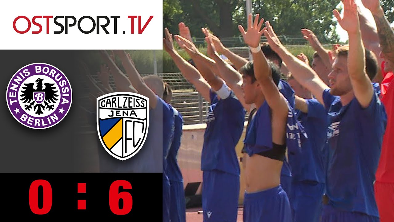 Kantersieg mit Traumtor: Tennis Borussia Berlin  - FC Carl Zeiss Jena 0:6 | Regionalliga Nordost