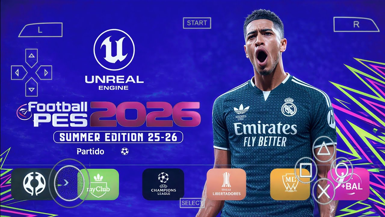 Download PES  26 PPSSPP ISO MediaFire Link – efootball 26 Offline Mod for Android/iOS
