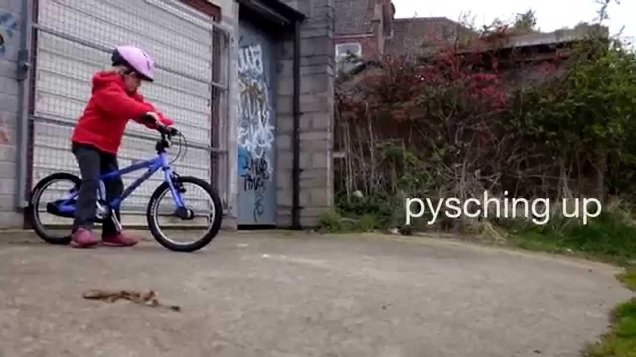 Learning to ride a bike- part 1 practicing without pedals