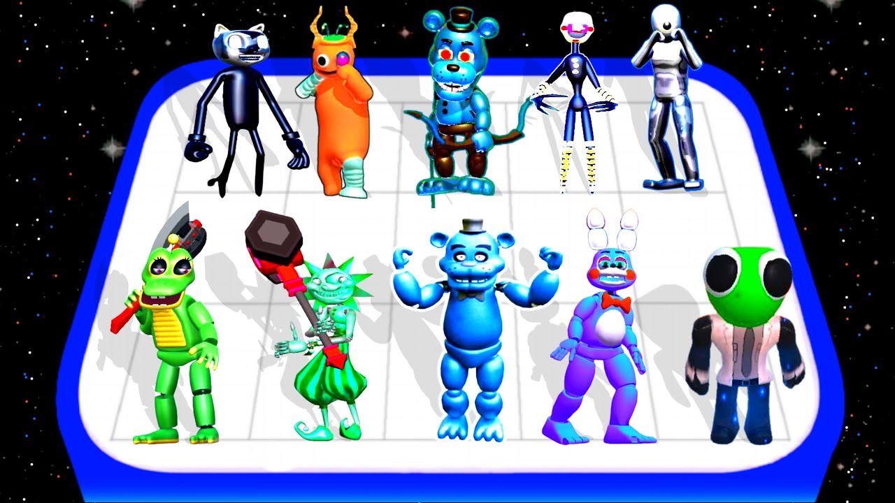 Merge Rainbow friends Vs Skibidi Toilet, Huggy Wuggy Monster 2, Merge Battel, Mobile Gameplay