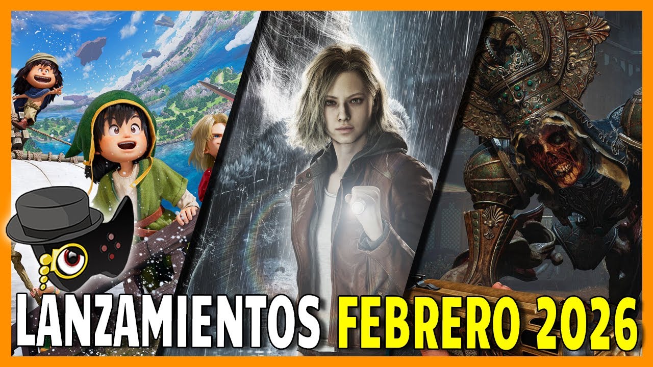 LOS LANZAMIENTOS VIDEOJUEGUILES DE FEBRERO 2026.