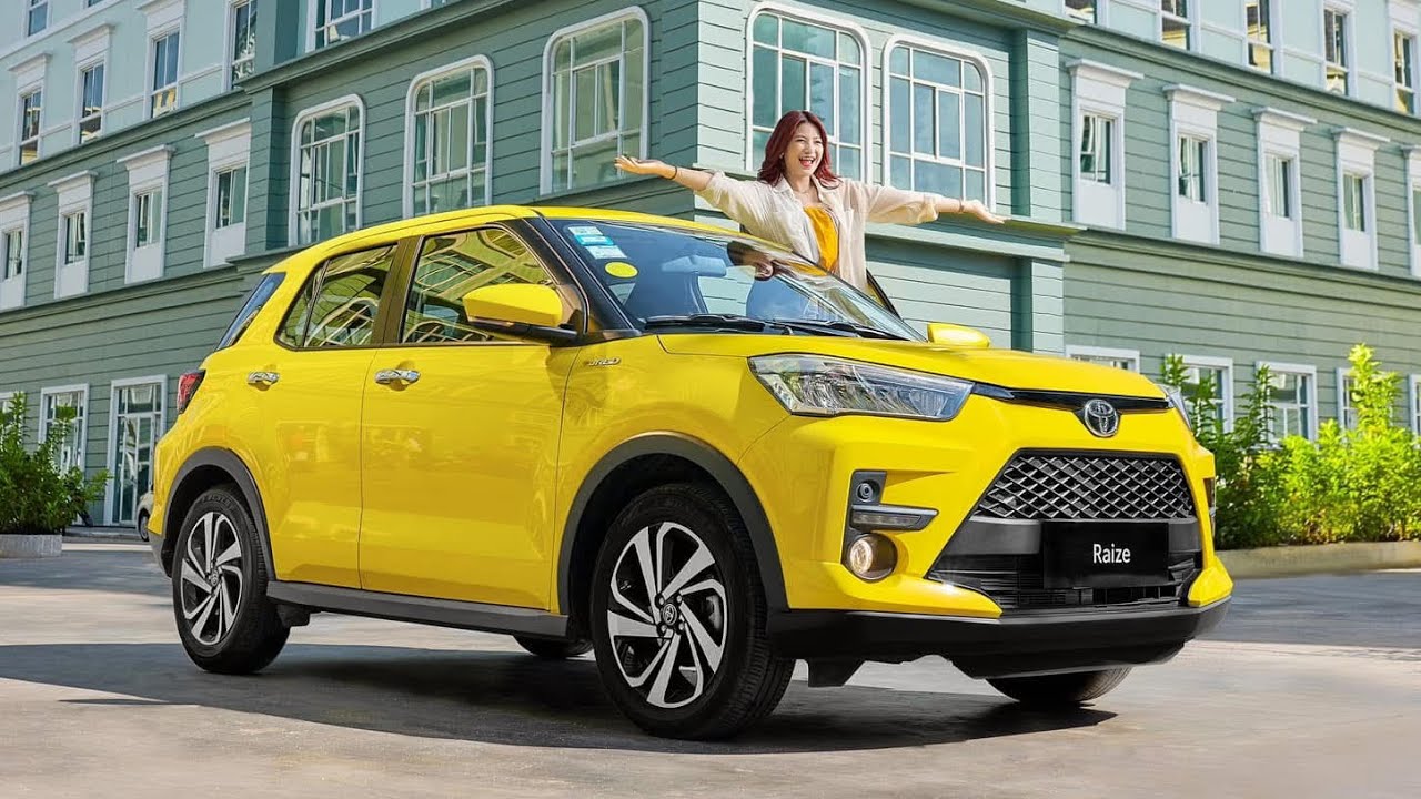 2026 Toyota​ Raize​ Yellow/Black​ Color​ (Engine​ 1.0L Turbo​ 96HP 140​ Nm)​ Walk-around​ details