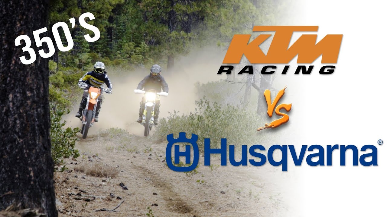 KTM 350 EXC-F  VS. Husqvarna FE350 | Owners Swap Bikes