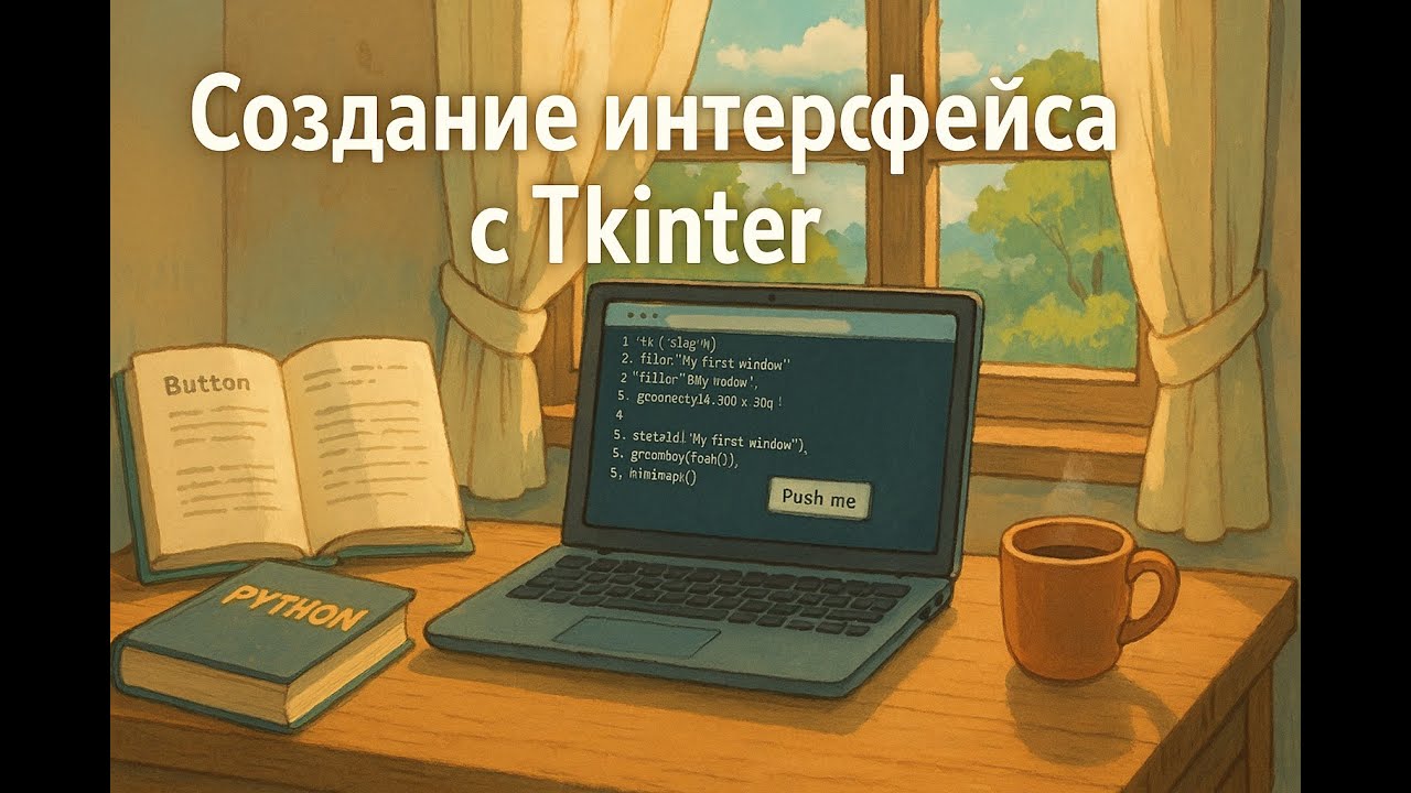 Создай своё первое GUI-приложение с Tkinter | Python графический интерфейс за 5 минут