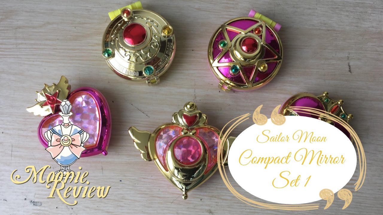 ☽ Moonie Review | Sailor Moon Compact Mirror Set 1