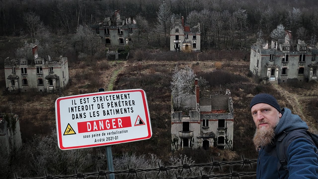 1930💀RIESIGE MILITÄR GEISTERSTADT IN FRANKREICH! SECURITY MIT HUND, ERSCHRECKT MICH! 😅