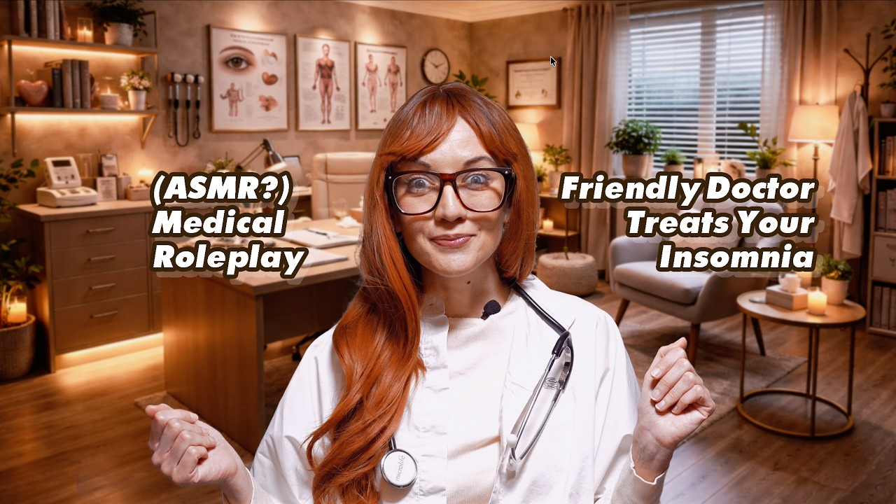 Doctor Roleplay for Insomnia | ASMR Soft Spoken | Eye Exam, Stress Relief & Calm Reassurance