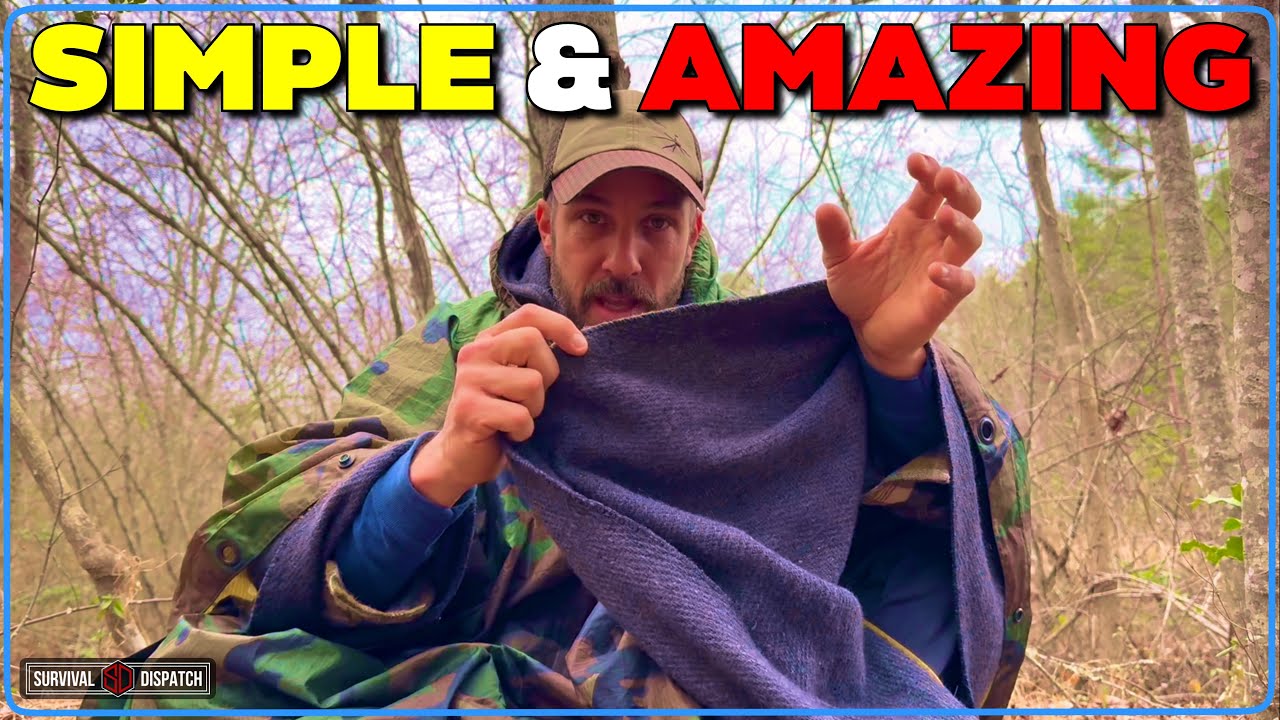 The Survival Cape ❗️The Amazing Versatility Of The Wool Poncho