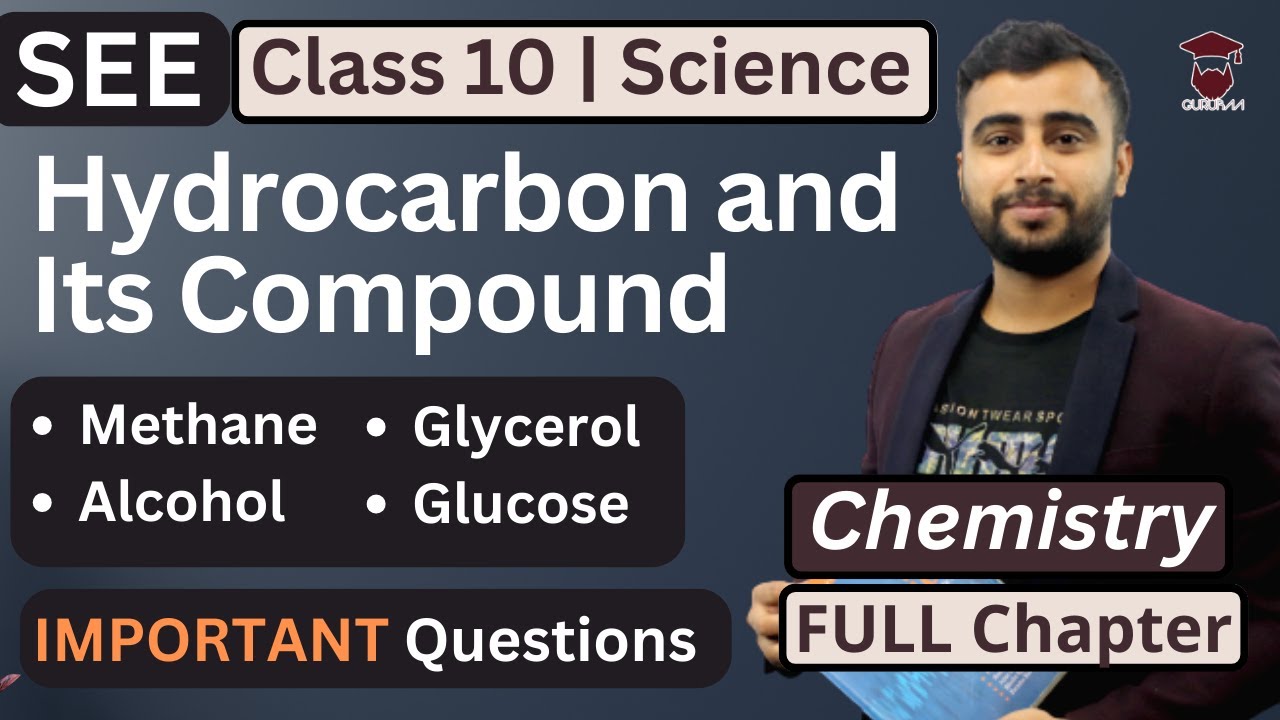 Hydrocarbon and Its Compound Class 10 in Nepali || Methane, Alcohol, Glycerol, Glucose and Uses -SEE