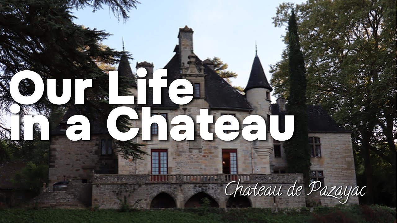 Winter at Château de Pazayac | Preparing the Courtyard for a New Project