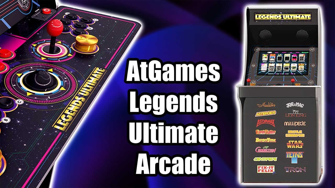 AtGames Legends Ultimate Arcade Machine Overview,Test,First Thoughts