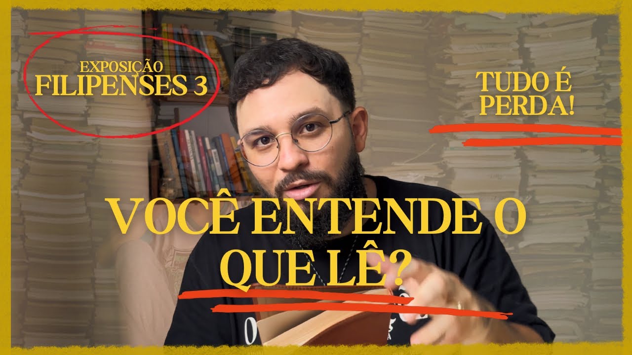 PERCA TUDO, se for por Cristo! (Filipenses 3) 