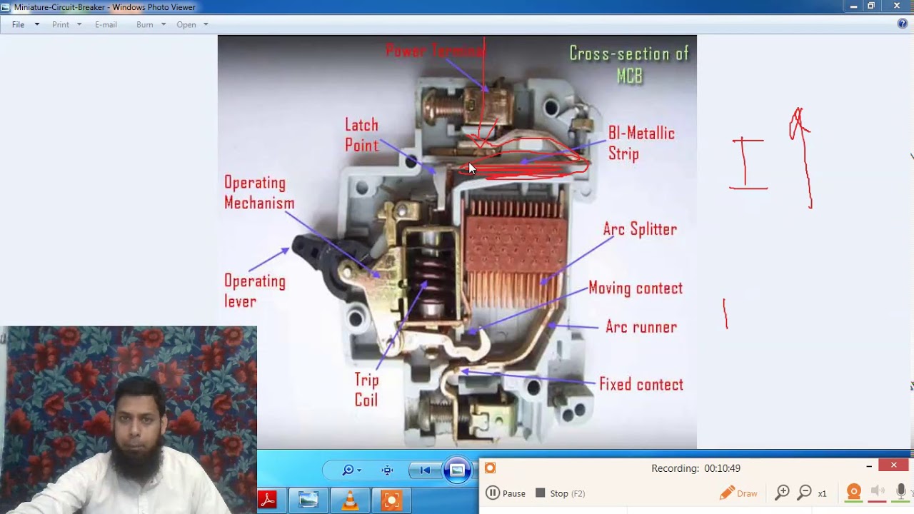 What Is Working Of MCB And How It protect The System From Overload And Fault Current.