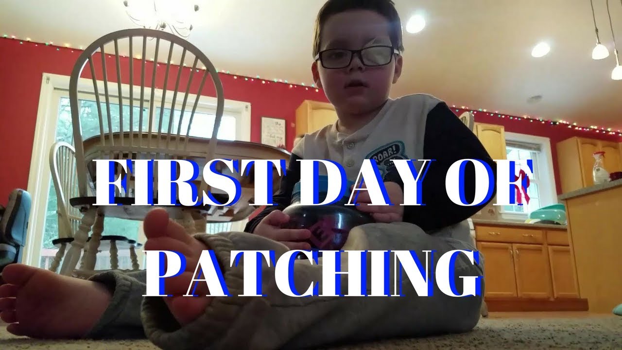 EYE APPT and PATCHING A 3 YEAR OLD  - SAHM