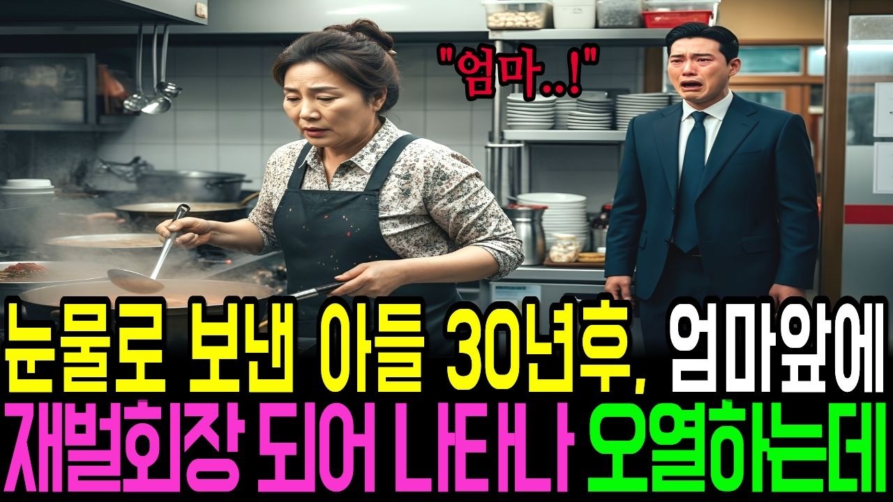 눈물로 보낸 아들 30년만에 재벌회장이 되어 국밥집 하는 엄마 앞에 나타난 순간 모두 오열했다ㅣ노후사연ㅣ감동사연ㅣ사연라디오ㅣ오디오북