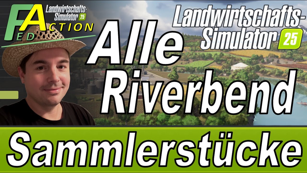 LS25 So findest du alle 25 Sammlerstücke auf der Riverbend Springs Map im #landwirtschaftsimulator25