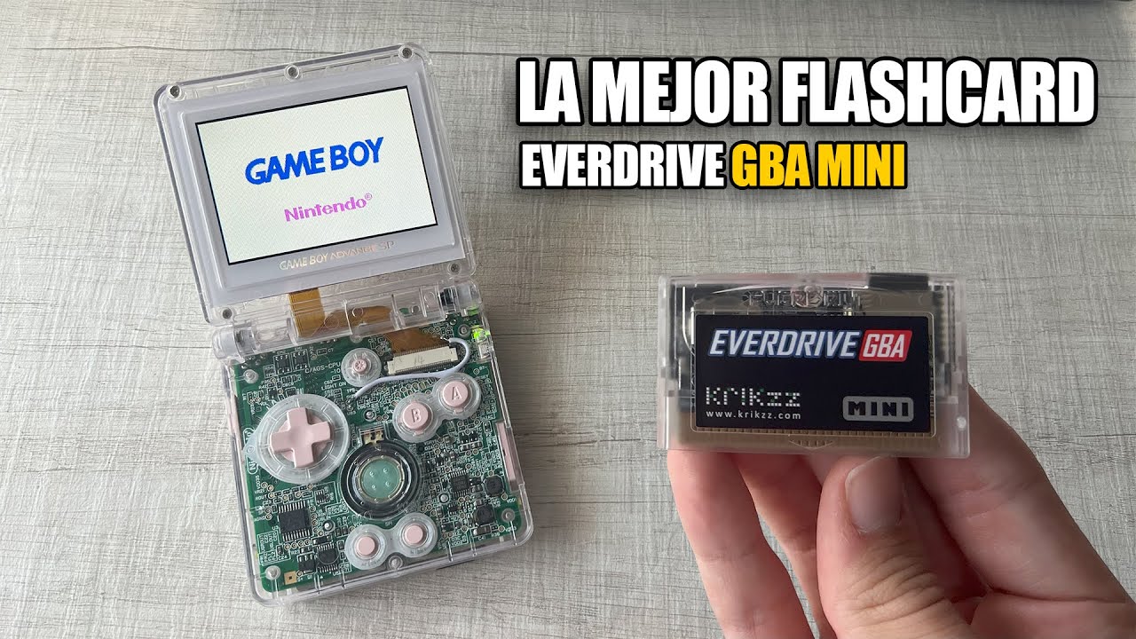 La mejor flashcard para jugar a TODOS tus juegos de GameBoy - Everdrive GBA Mini