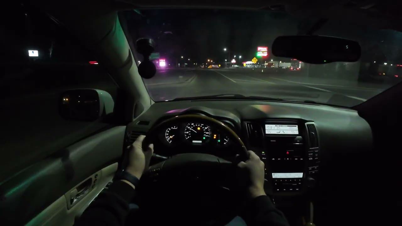 2005 Lexus RX330 FWD   POV Night Drive