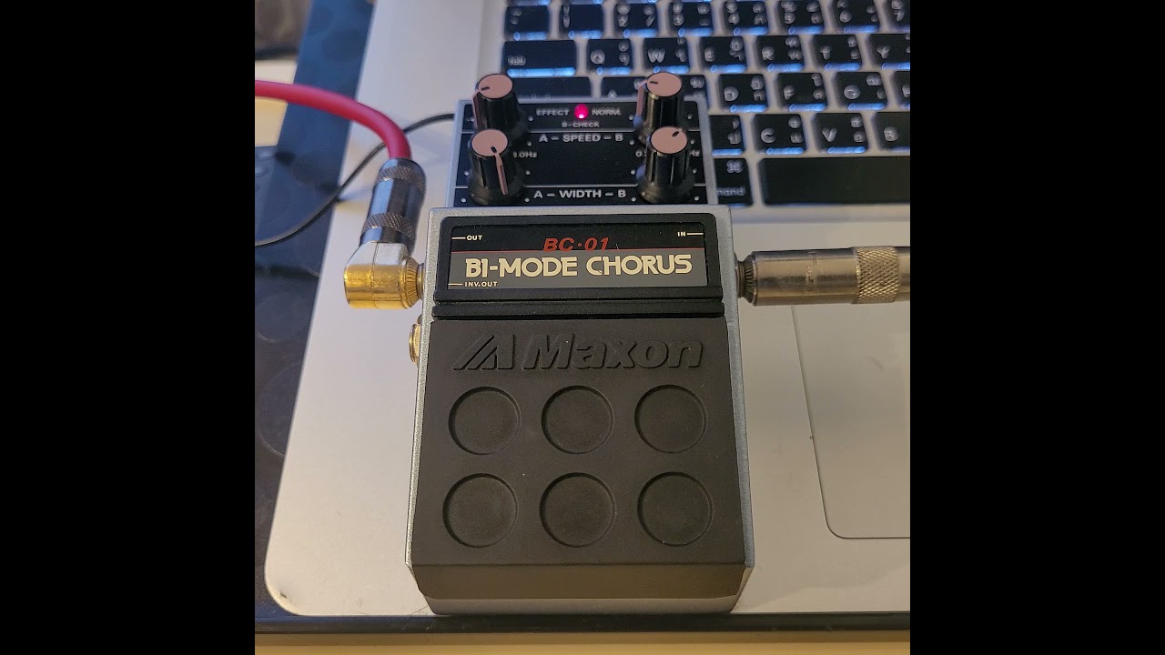 Test Maxon BC-01 Bi-Mode Chorus Year 1985