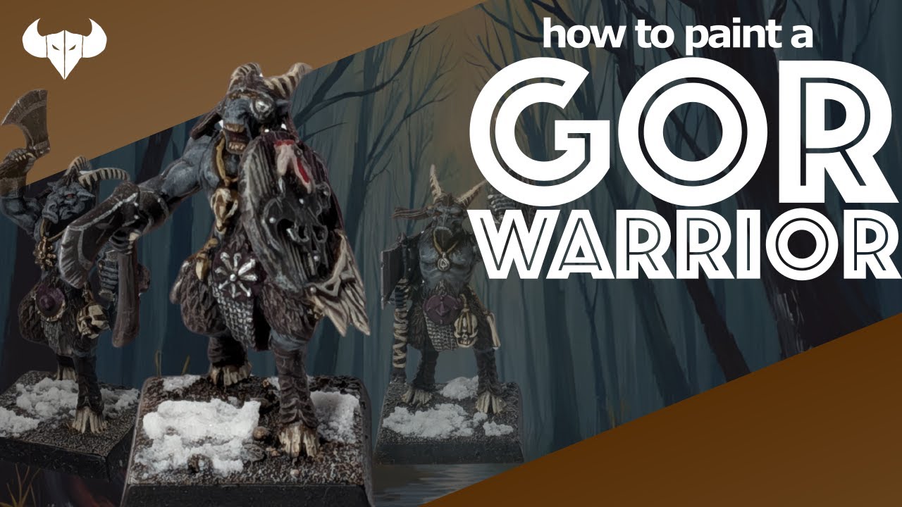 Beastmen Brayherds Gor Warrior - Painting Tutorial & Channel Introduction
