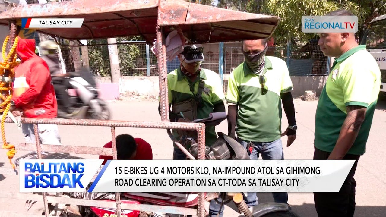 15 ka E-Bike ug 4 ka Motorsiklo, Na-impound sa Road Clearing Operation | Balitang Bisdak