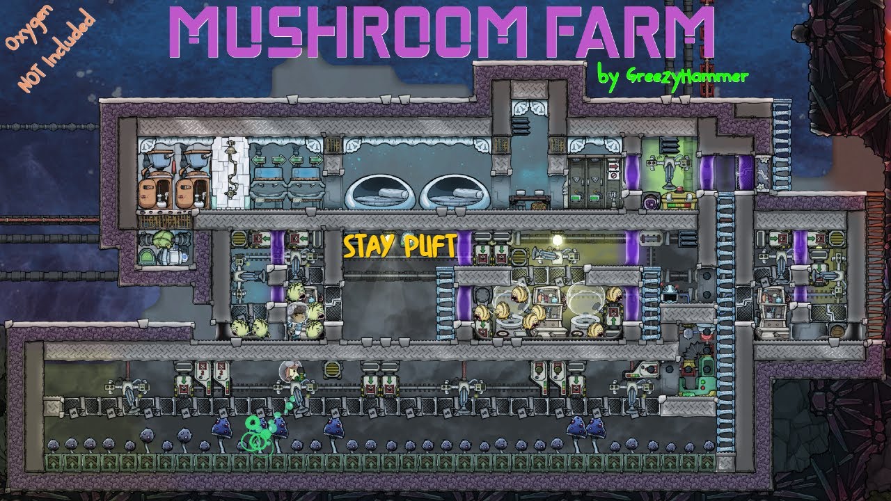 Mega Mushroom Farm! - Oxygen Not Included