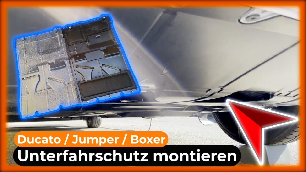 Unterfahrschutz für Ducato / Boxer / Jumper: Montage leicht gemacht