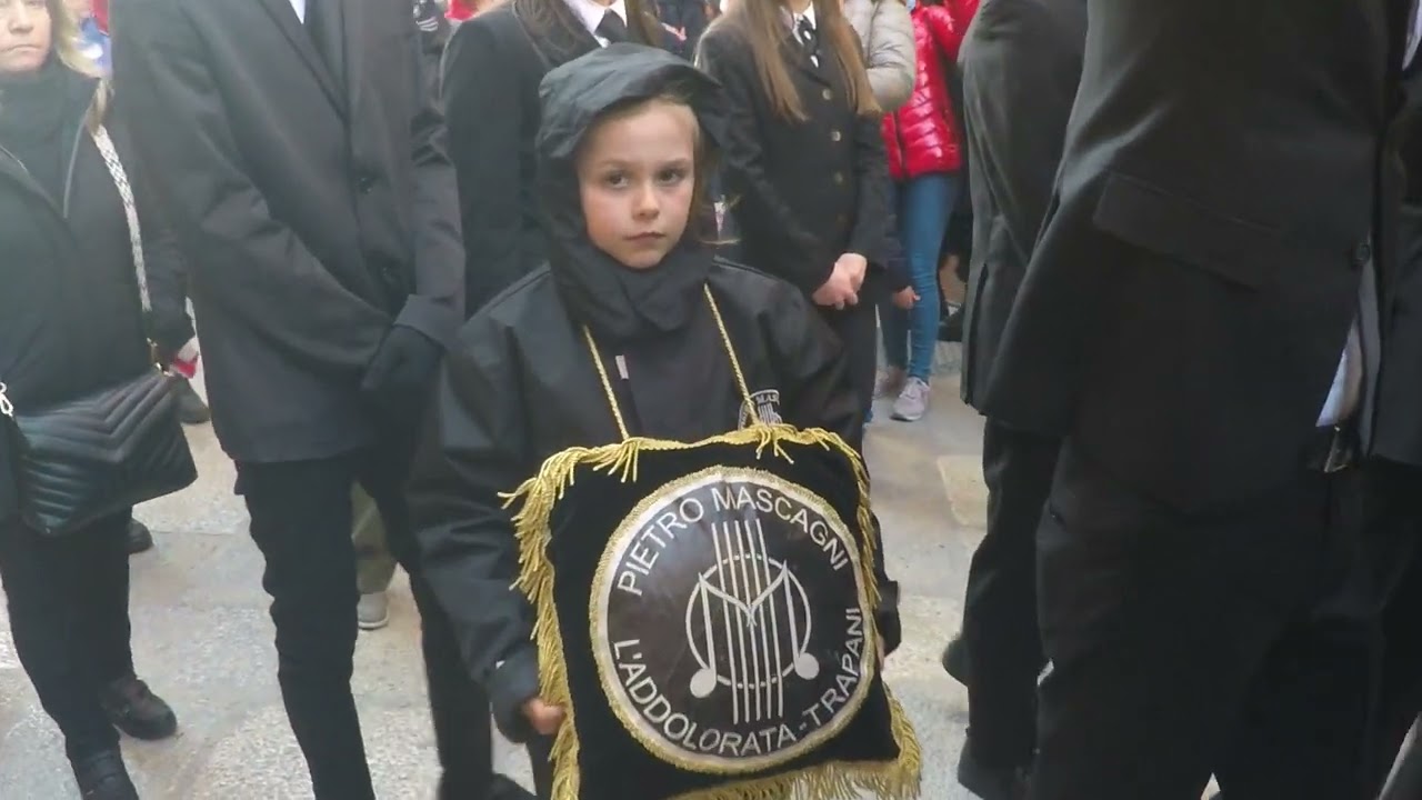 Addolorata Processione dei Misteri 2023   Banda Pietro Mascagni A Te Angelo Mio di A.Anguzza