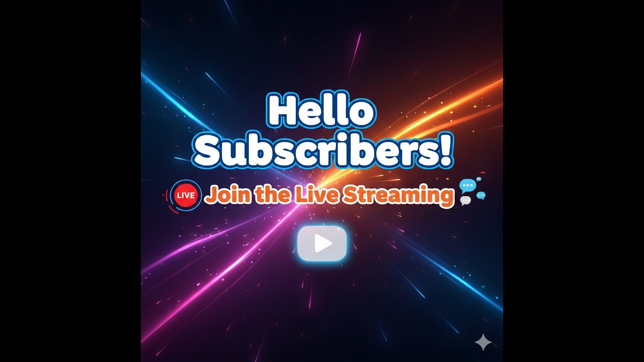 🔴 Live Family Vlog Video Subscribers| Please Join Live Streaming
