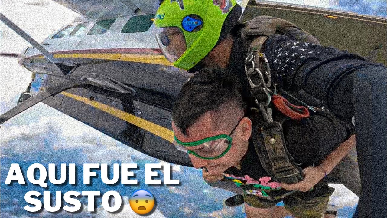 SALTE DE PARACAÍDAS TIENES QUE VER EL VIDEO 😱🪂 XIELO SKY DIVE