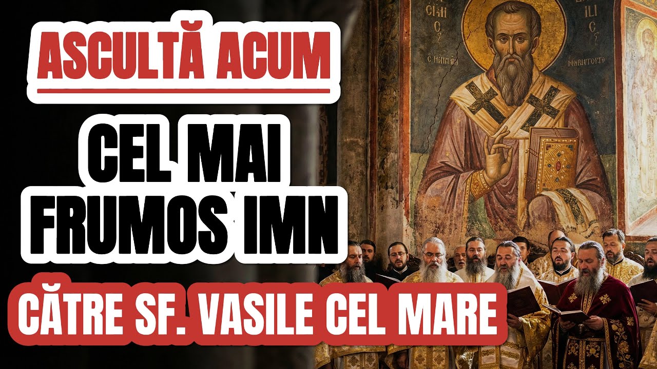 O Cântare care ÎȚI ATINGE INIMA! Imn înălțător către Sf  Vasile cel Mare