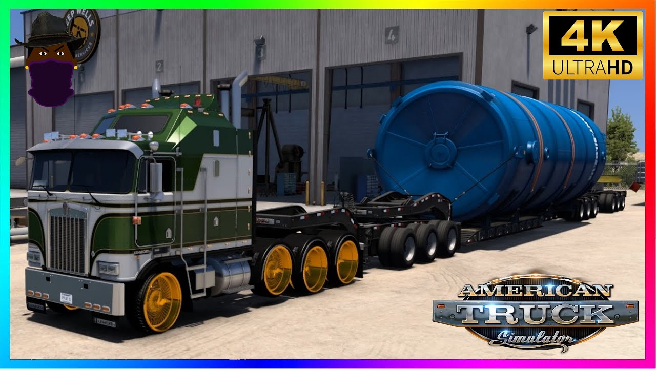 American Truck Simulator Delivery Giant Silo Over Size Straight Pipe (120) 2026 🎮 ⁴ᴷ⁶⁰