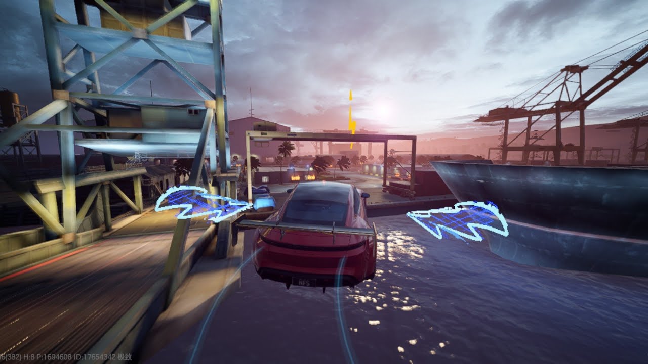 NFS MOBILE || 极品飞车集结【Gameplay】|| 5⭐地图 - 福路码头