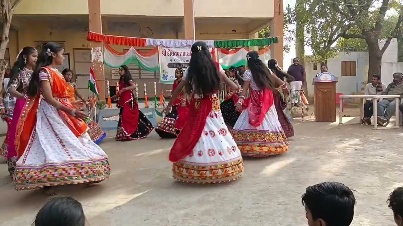 #Republic day celebration#rangbhini radha dance#std_6to8#