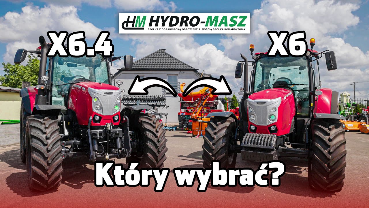 McCormick X6 czy X6.4? Kt&oacute;ry wybrać? | Por&oacute;wnanie obydw&oacute;ch modeli